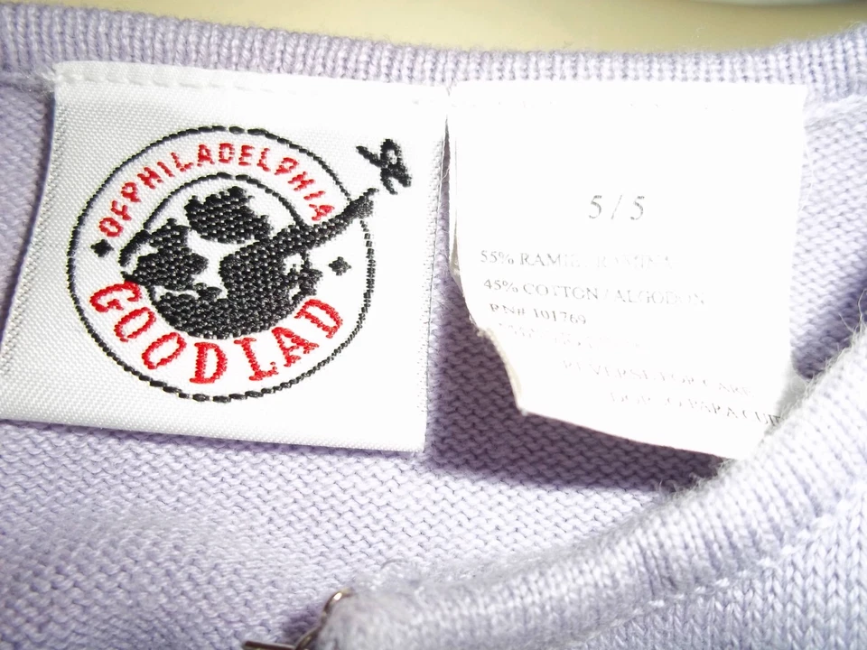 Cárdigan abierto bolero de manga larga Good Lad encogido de hombros púrpura talla 5 Foto 4 de 4