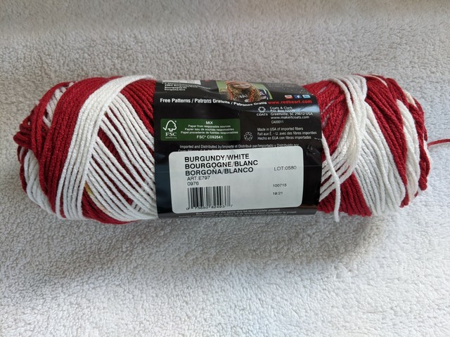 Red Heart Team Spirit Yarn Orange/navy for sale online | eBay