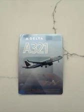 Delta Airlines Pilot Trading Cards No. 58 Airbus A321NEO Card New