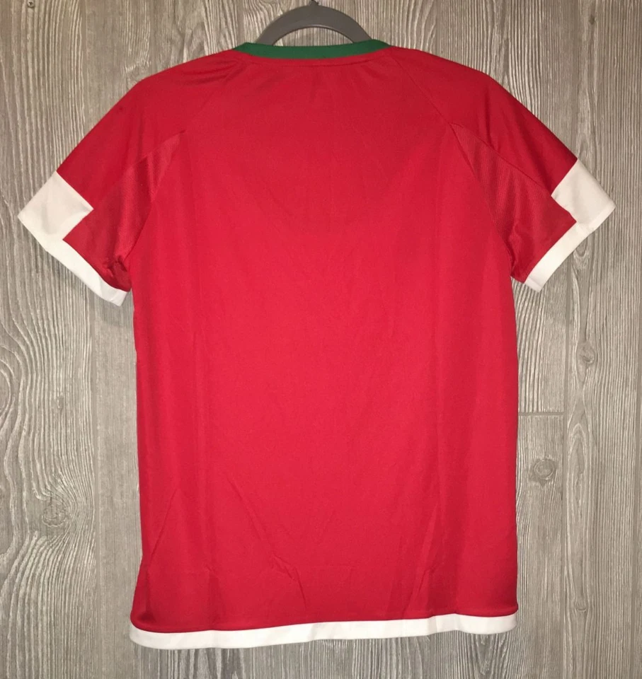 ADIDAS MLS New England Revolution Red White S/S Soccer Jersey NEW Womens Sz L - Image 3 of 4