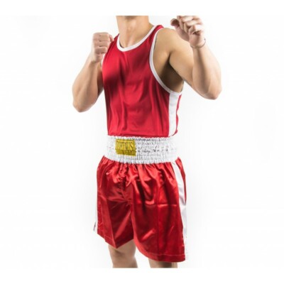 Dominus rote Boxweste Singlet verschiedene Größen S M L XL XXL XXXL SK0 DD