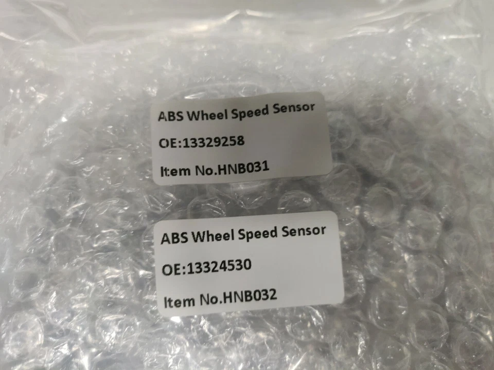 Chevrolet Volt 2011-2015, 13329258 y 13324530 sensor de velocidad ABS, juego de 2 Foto 3 de 3