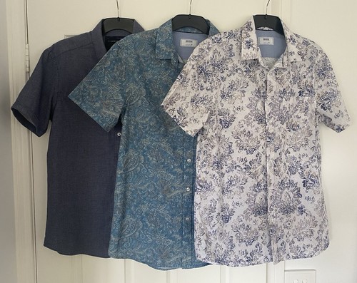 Mens Size S Shirts Short Sleeve BUNDLE x 3