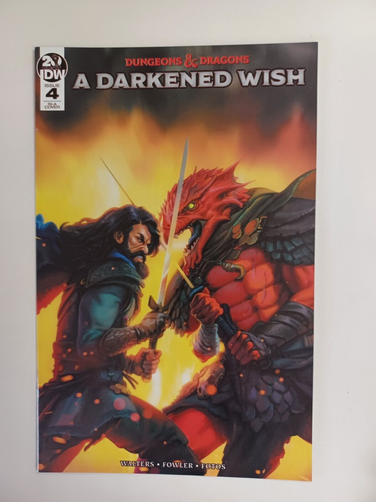 Dungeons and Dragons A Darkened Wish #4  - 1:10 RI-A Variant -  IDW -  2020 - NM
