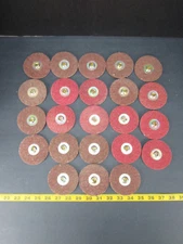  Lot of 23 3" Diameter Grinding Abrasive Wheels New T