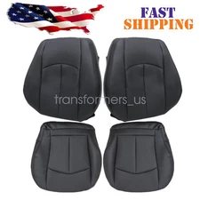 For 2003-2009 Mercedes Benz E350 Driver Passenger Bottom Top Seat Cover Black