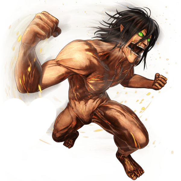 Titan Eren Jäger Attack On Titan Simuldub Eren Yeager Attack On