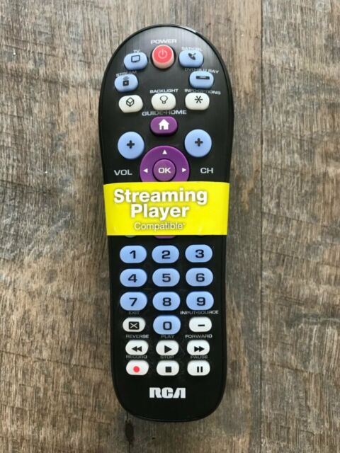 RCA Platinum Pro Universal Remote With Streaming & Backlit Keys for 4 devices