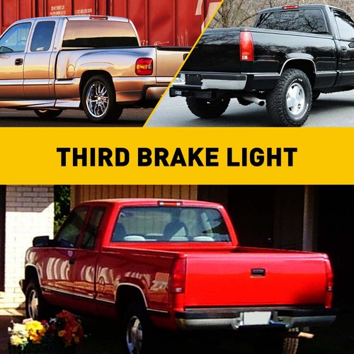 For 1988-1998 GMC Chevy C/K1500 2500 3500 LED Third 3rd Brake Cargo Light Lamp - Picture 10 of 11