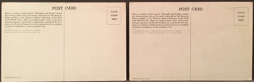 2 Karten 1939 NYWF ~ Dean Cornwell Wandbild Stärke & Sicherheit Karosserie von Fisher Automobile - Bild 3 von 3