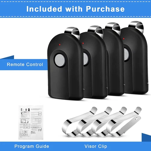 4PCS For Genie Intellicode ACSCTG Type 1 Garage Door Opener 1 Button Remote - Picture 6 of 8