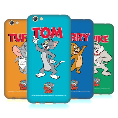 OFFIZIELLE TOM AND JERRY DARSTELLER SOFT GEL HANDYHÜLLE FÜR OPPO HANDYS