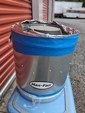 Can Fan Max Fan 14" 1700CFM -inline exhaust blower ventilation hydro scrubber.