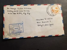 APO 90 ST MERE EGLISE, FRANCE 1944 Censored Army Cover 537 AAA APO 230 w/ letter