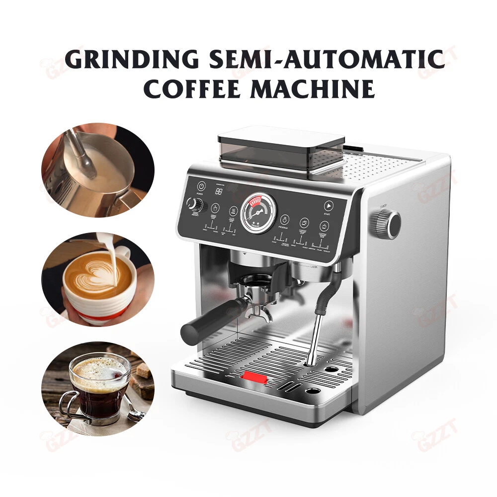 Espresso machine with grinder and frother cheap