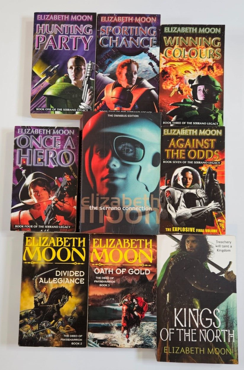 Elizabeth Moon The Serrano Legacy Deed of Paksenarrion 9 Sci Fi Fantasy Bundle