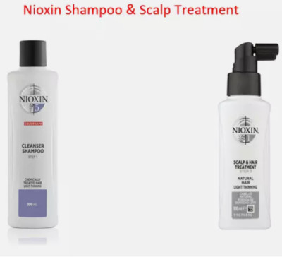 Nioxin System 5 Reiniger Shampo/Kopfhautbehandlung 300/100 ml schnelle UK kostenlose Lieferung