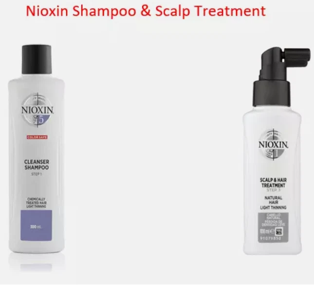 Nioxin System 5 Cleanser Shampo/ Scalp Treatment 300/100ml Fast UK Free Delivery