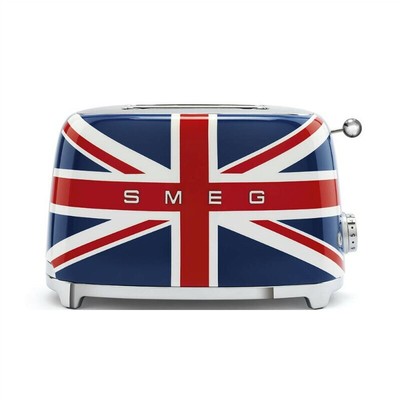 SMEG Toaster Union Jack Genuine 19.8Dx32.5Wx19.5H Retro Design 100V New