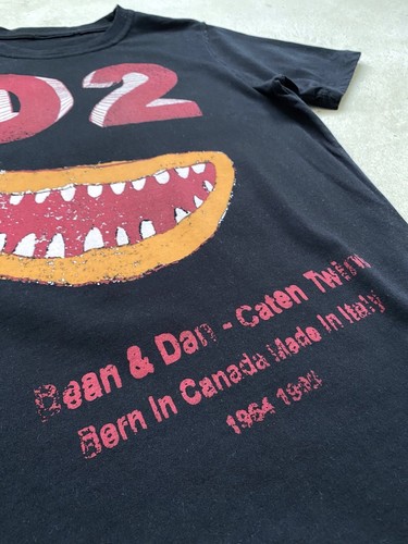 ARCHIVE Dsquared2 T Shirt D2 Dean Dan Caren Twins Tee Black M Size - 第 6/8 張圖片