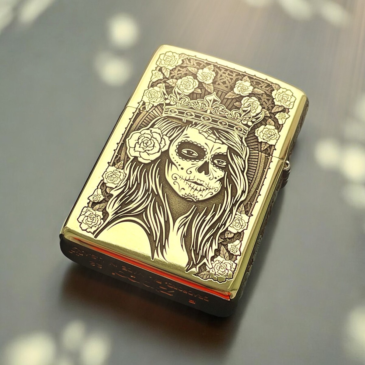 Zippo La Calavera Catrina Armor Brand New Genuine Zippo