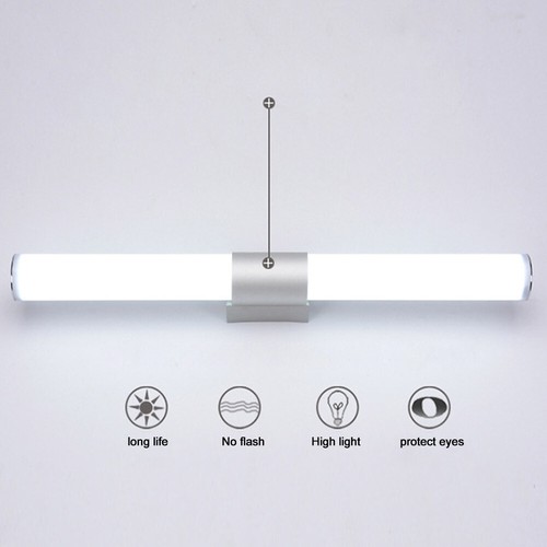 LED Bad Spiegelleuchte Badlampe 230V Schrankleuchte Tube Spiegelschrank Xyvfohru - Bild 32 von 33