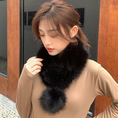 New Fashion Women Winter Faux Fur Scarf Collar Shawl Cape Wrap Keep Warm - Picture 10 of 12