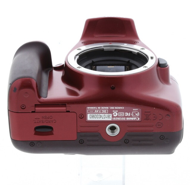 Canon EOS Kiss X50 12.2MP digital SLR camera Body Kit *Red