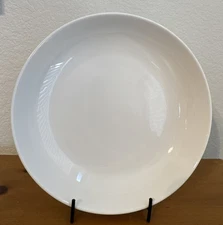 Dowan White Porcelain Bowls 8 1/2” x 1 1/2” Set Of 4 Mint Condition