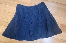 Girl Size Large Navy Blue Abercrombie Kids Skirt