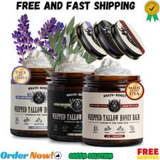 Organic Beef Tallow for Skin - 4 OZ Pack of 3 US-Made Grass Fed Beef Face