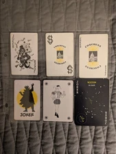 #122- 6 Different  JOKERS   Single Swap Playing Cards -   Free Ship