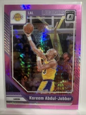 2024-25 Optic Kareem Abdul-Jabbar Pink Hyper #228 Los Angeles Lakers/Bucks