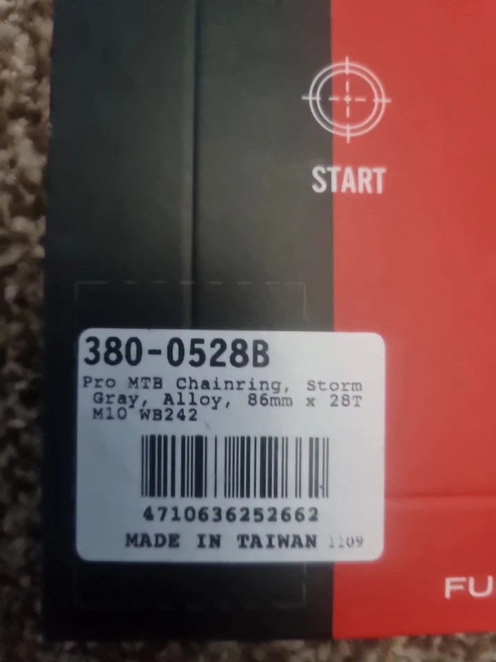 Full speed ahead FSA, Pro 3 Arm 86mm 28 Tooth Chainring. Retro And Rare - Image 3 of 4