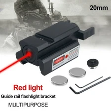 Tactical Mini Pistol Light LED Flashlight Red/Green Laser Combo Fit Glock 17 19