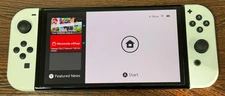 Nintendo Switch OLED Model White Handheld Console in Excellent Mint Condition