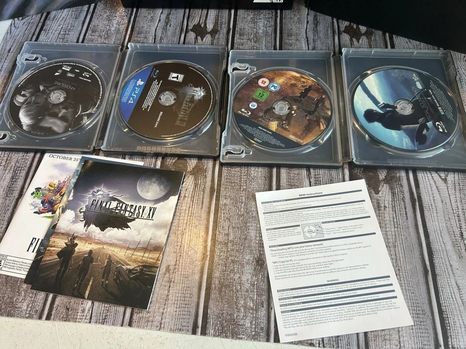 Final Fantasy XV Ultimate Edición Coleccionista PS4, Libro de Arte, Estatua, Exclusivo Foto 3 de 4