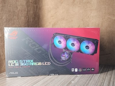 ASUS ROG Strix LC III 360 ARGB LCD 360mm AIO CPU Cooler 90RC00W1-M0AAY0 Brand Ne