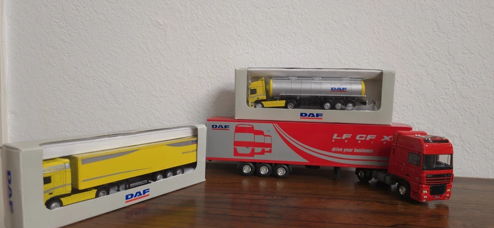 Lot Of 3 DAF Truck , Trailer Tanker 2 New W Box One Missing Wheel* LF CF XF - Image 2 of 4