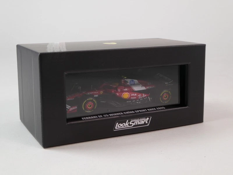 Looksmart Ferrari SF-25 #44 Lewis Hamilton winner sprint China 2025 1/64 LS64025 - Immagine 4 di 4
