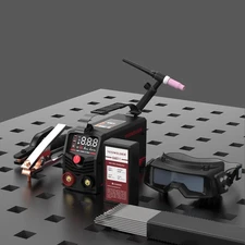 YESWELDER 125A MMA/TIG Welder with Goggles & Welding Rod, 110V