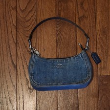 Coach Terri Hand Bag Denim