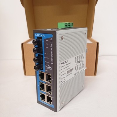 MOXA EDS-408A-MM-ST Managed Industrial Ethernet Switch Fibre - Open Box Neu