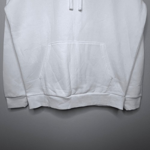 Under Armour Cold Gear Rival Fleece Hoodie Pullover Mens M White Loose Fit - Picture 3 of 12