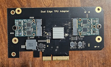2x Google Coral M.2 Accelerator with Dual Edge TPU with PCIe Adapter Card