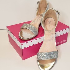 NWT Olive & Edie Girls Sparkly Glitter Heeled...