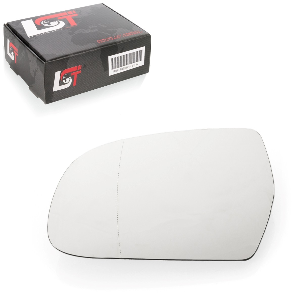 Exterior Mirror Glass Adhesive Aspherical Left for Audi A3 8P 2010-2013