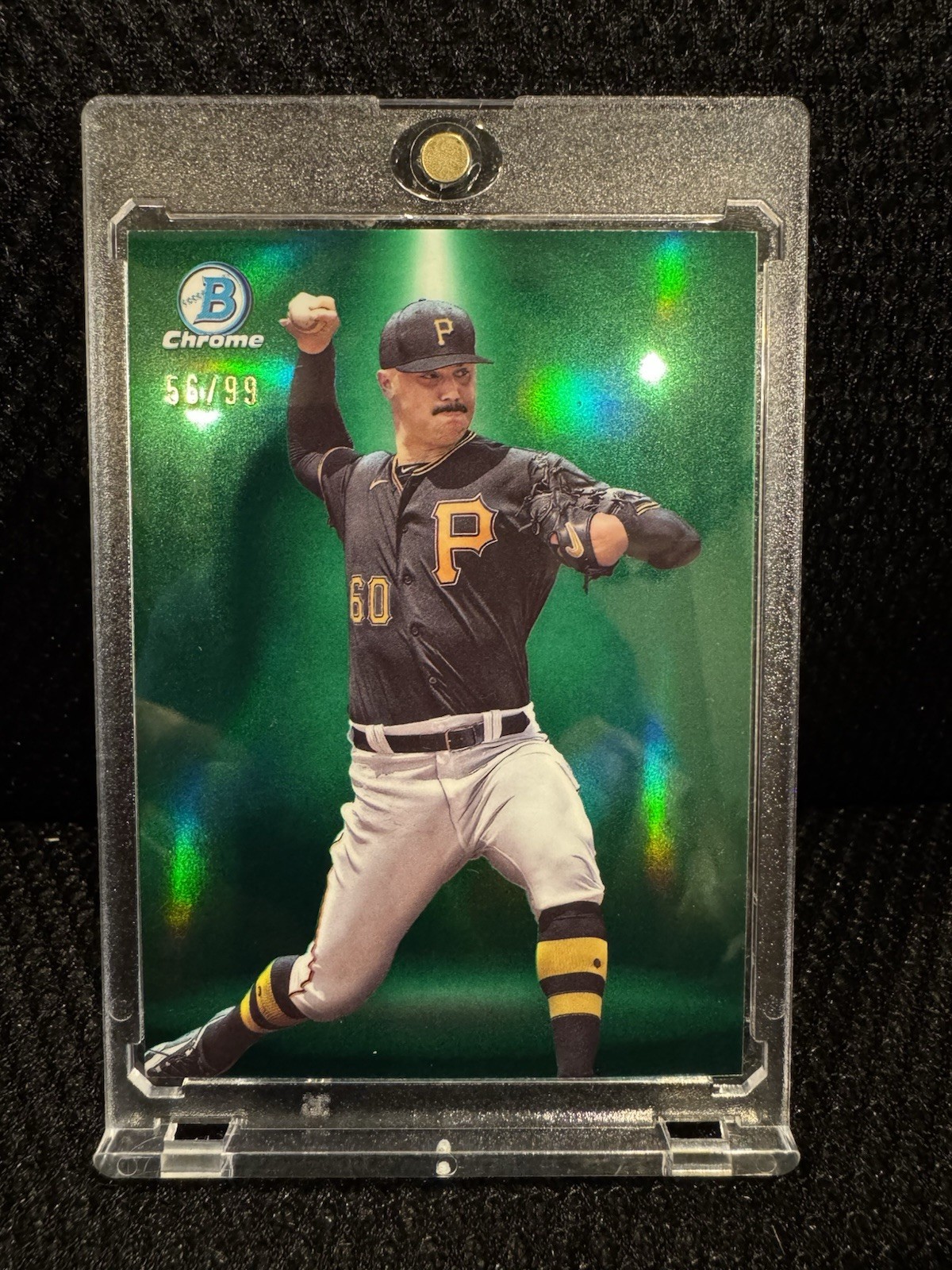 2024 Bowman - Bowman Spotlights Paul Skenes #BS-1 Green Refractor /99 (RC)
