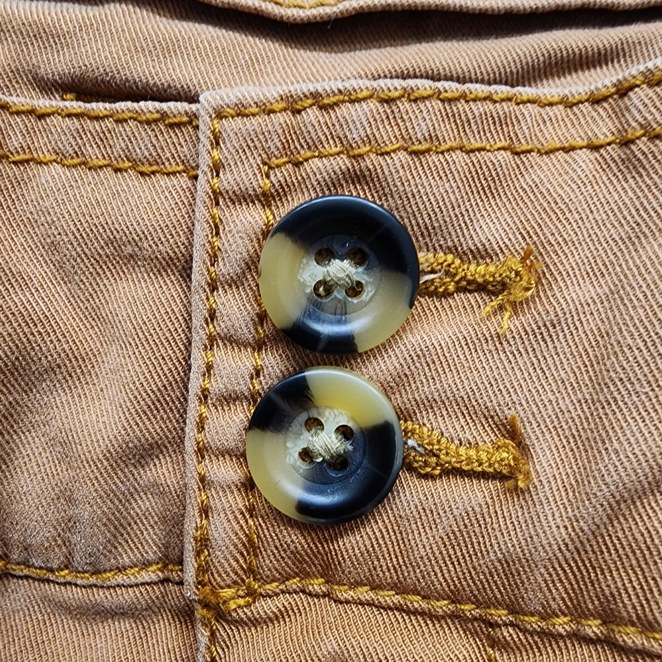 Pantalones Cabi Mujer 4 Marrón Bolsa de Papel Carga Cinturón Alto Relajado 6045 Elástico Foto 2 de 4