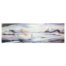 Alfred Gockel, "Seaview" Hand Signed Limited Edition on Canvas with Letter of Au